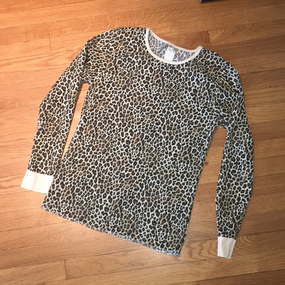 Loom Tops | Nwot Leopard Print Thermal 